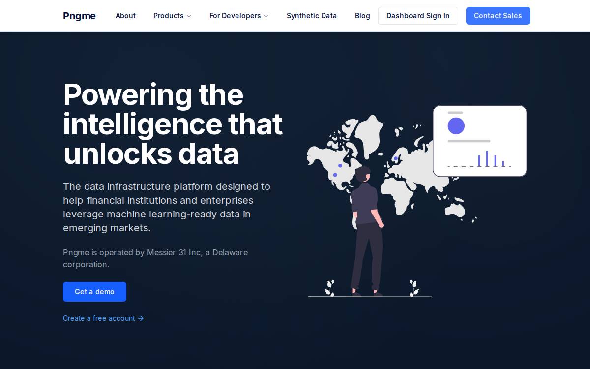 Pngme website preview