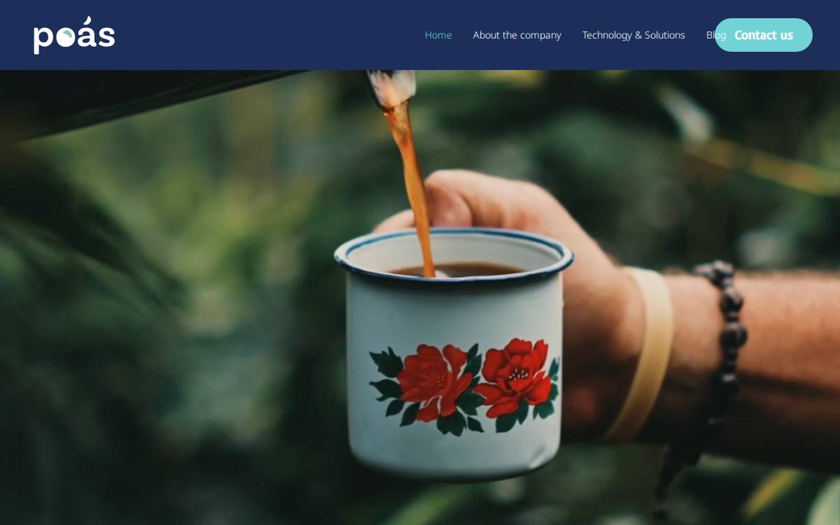 Poas Bioenergy website preview