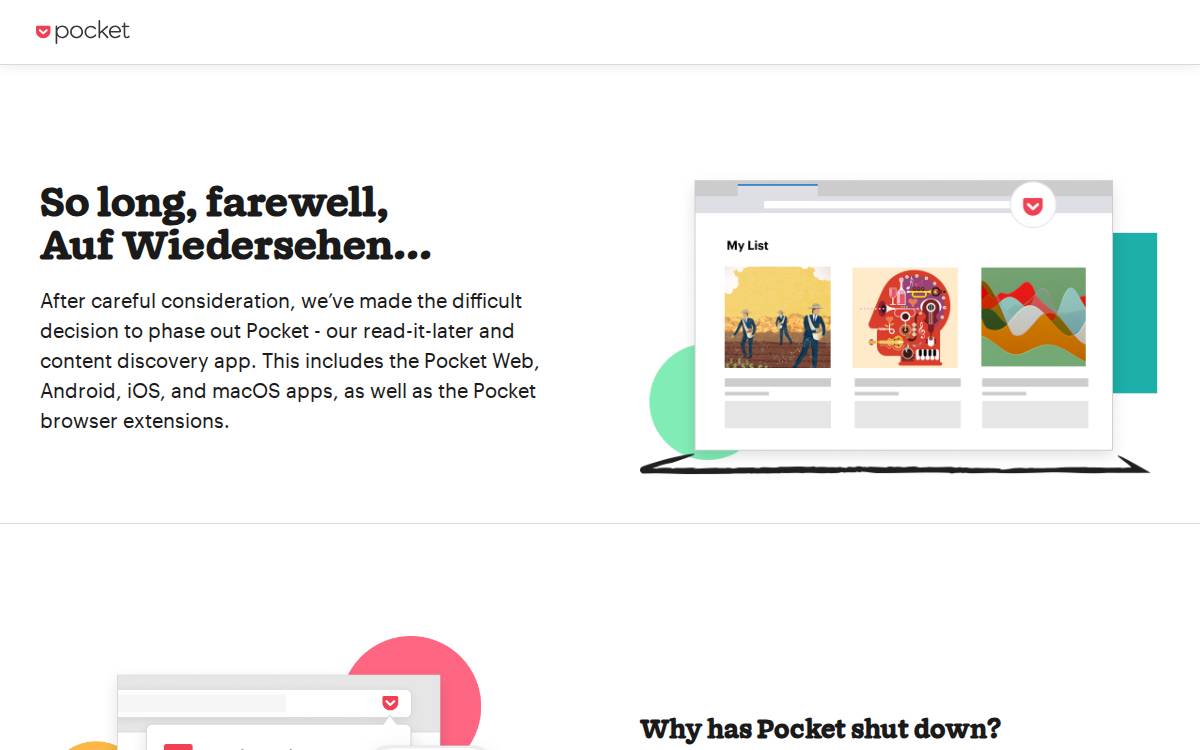 Pocket website preview