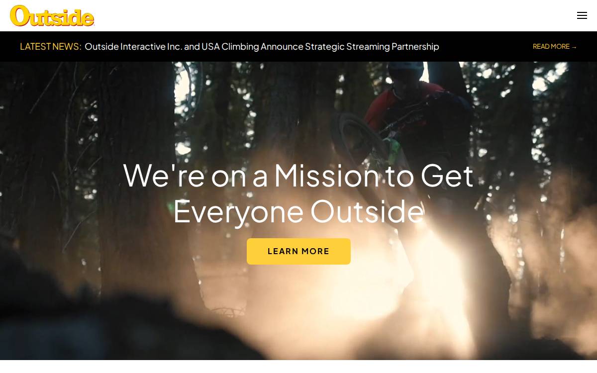 Pocket Outdoor Media website preview
