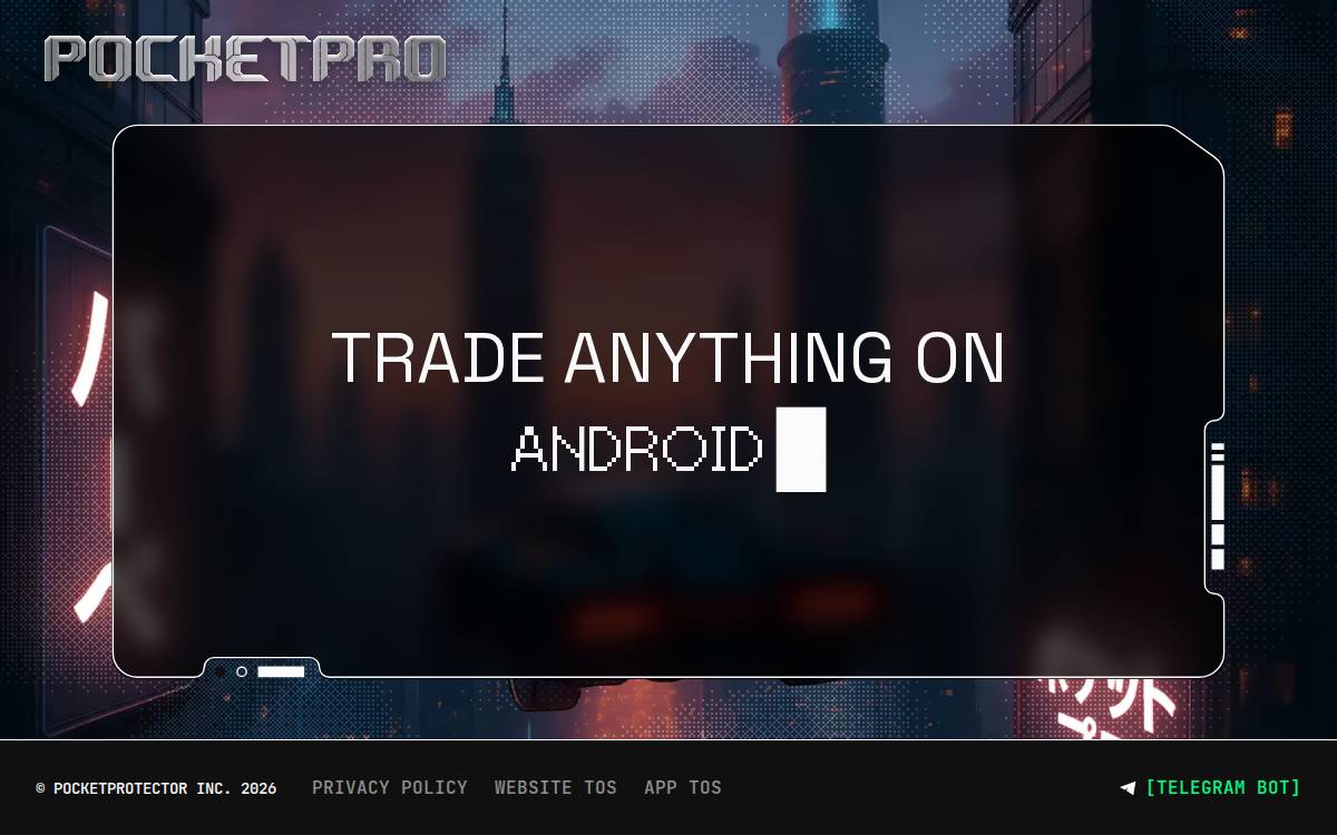 Pocket Protector website preview
