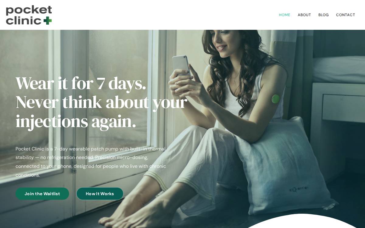Pocketclinic website preview