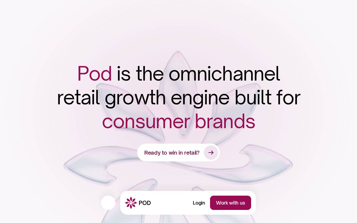 Pod Foods website preview