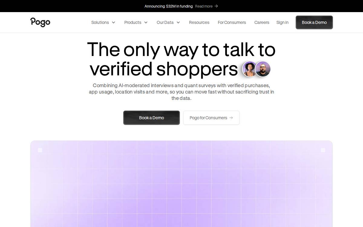Pogo website preview
