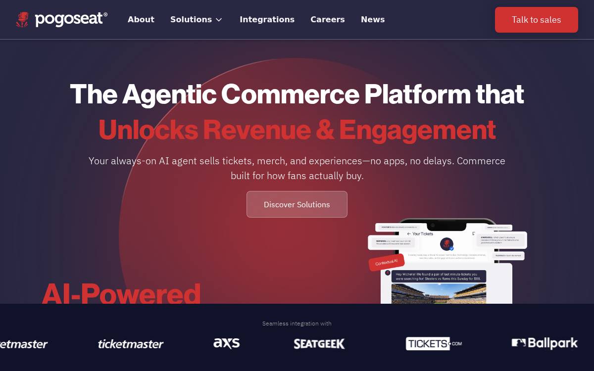 Pogoseat Inc website preview