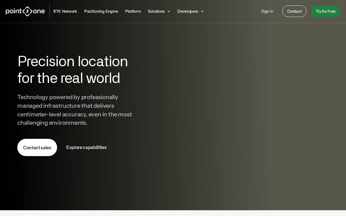 Point One Navigation website preview