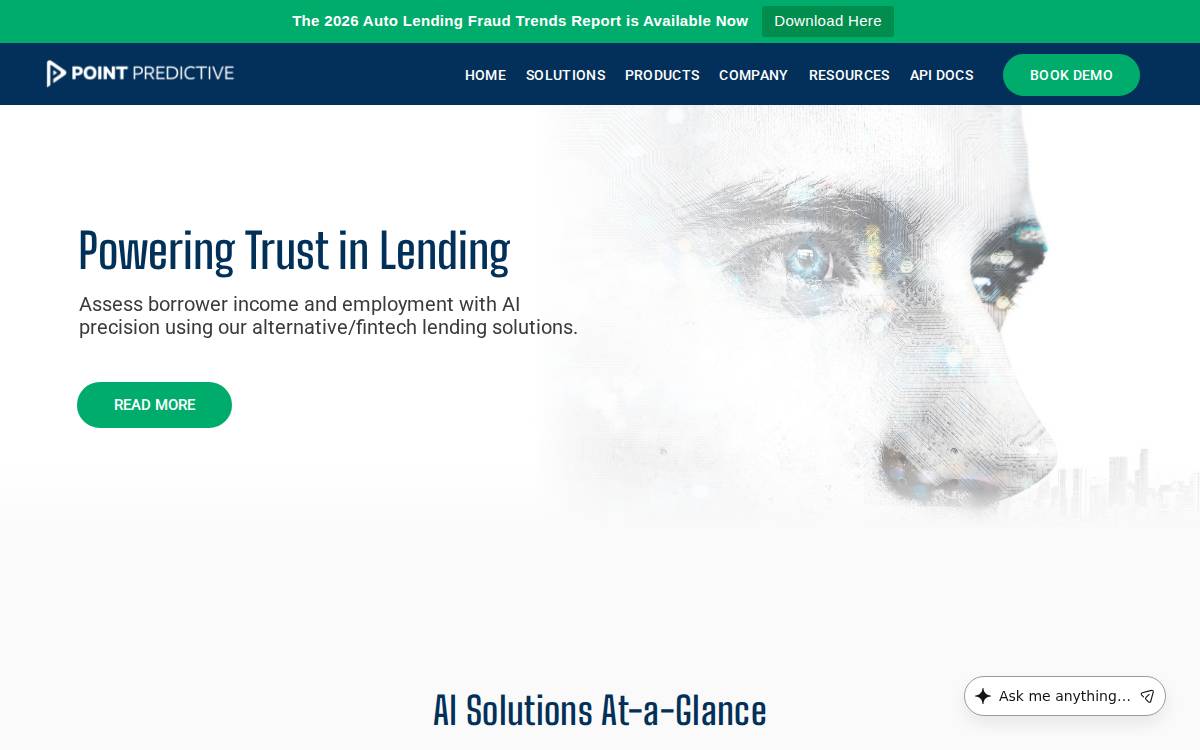 Point Predictive website preview