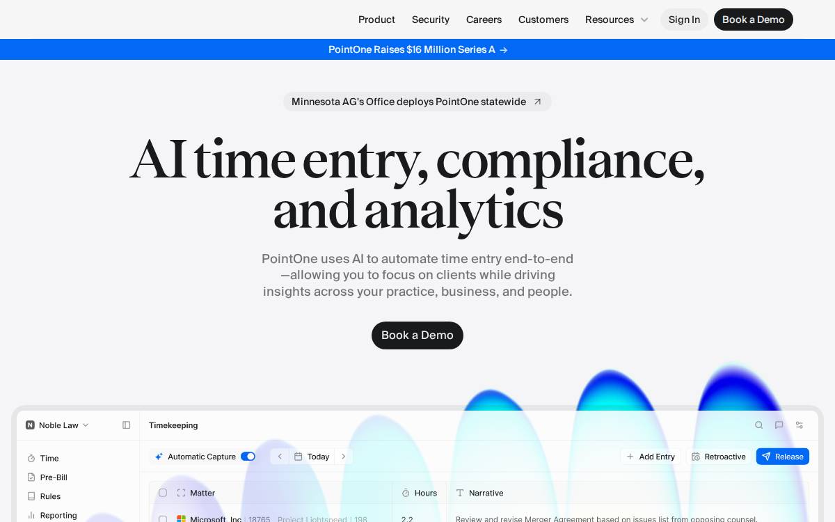 Pointone website preview