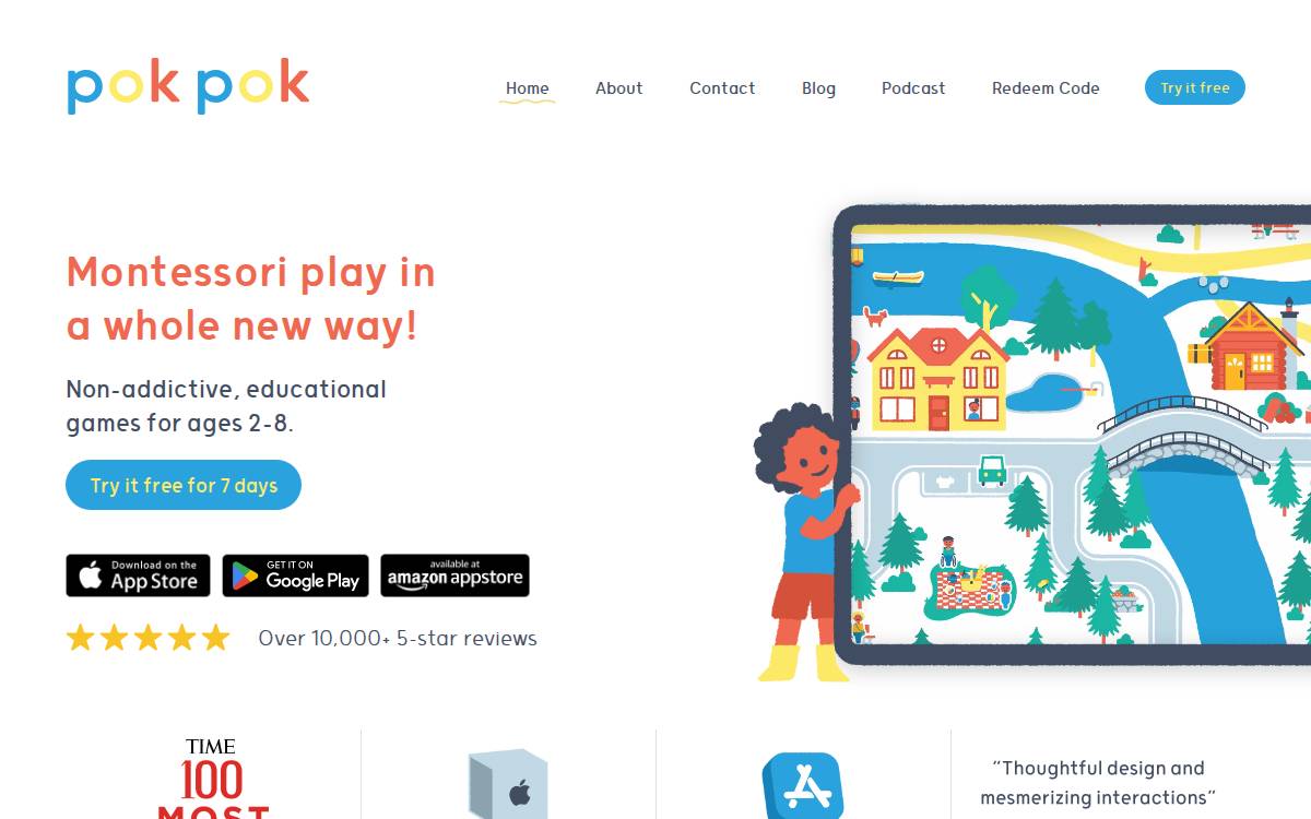 Pok Pok website preview
