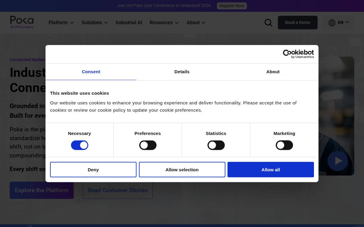 Poka website preview