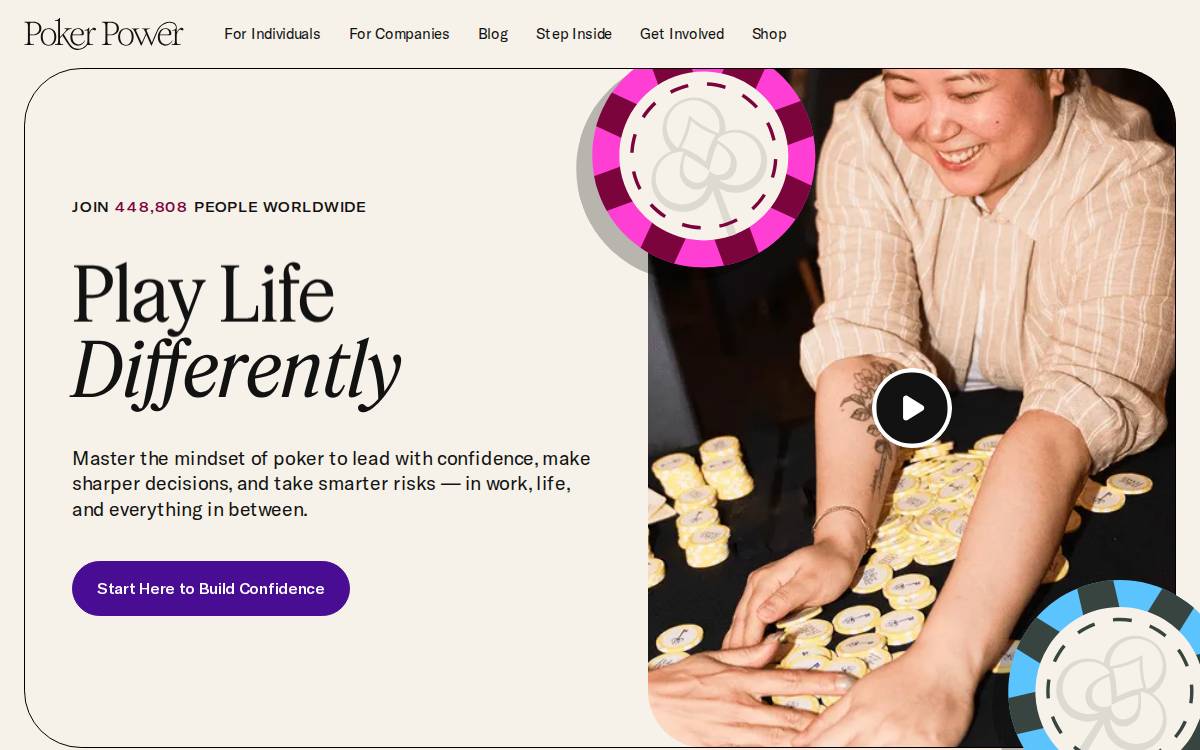 Poker Power website preview