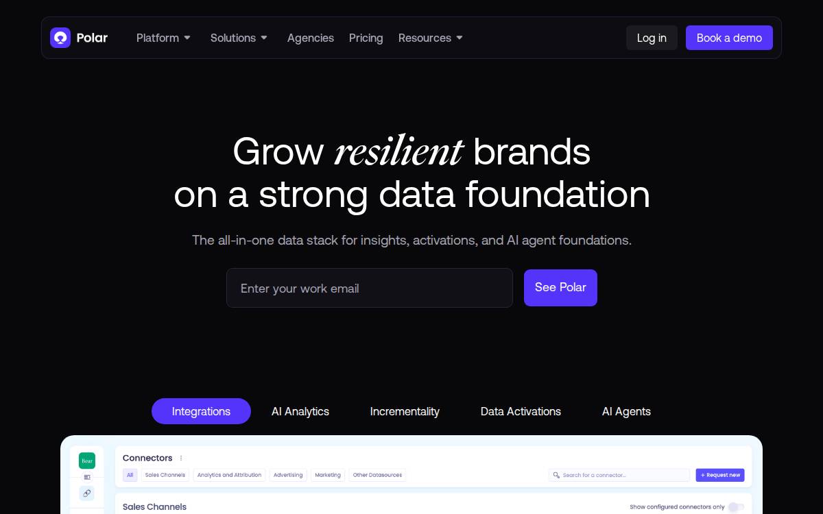 Polar website preview