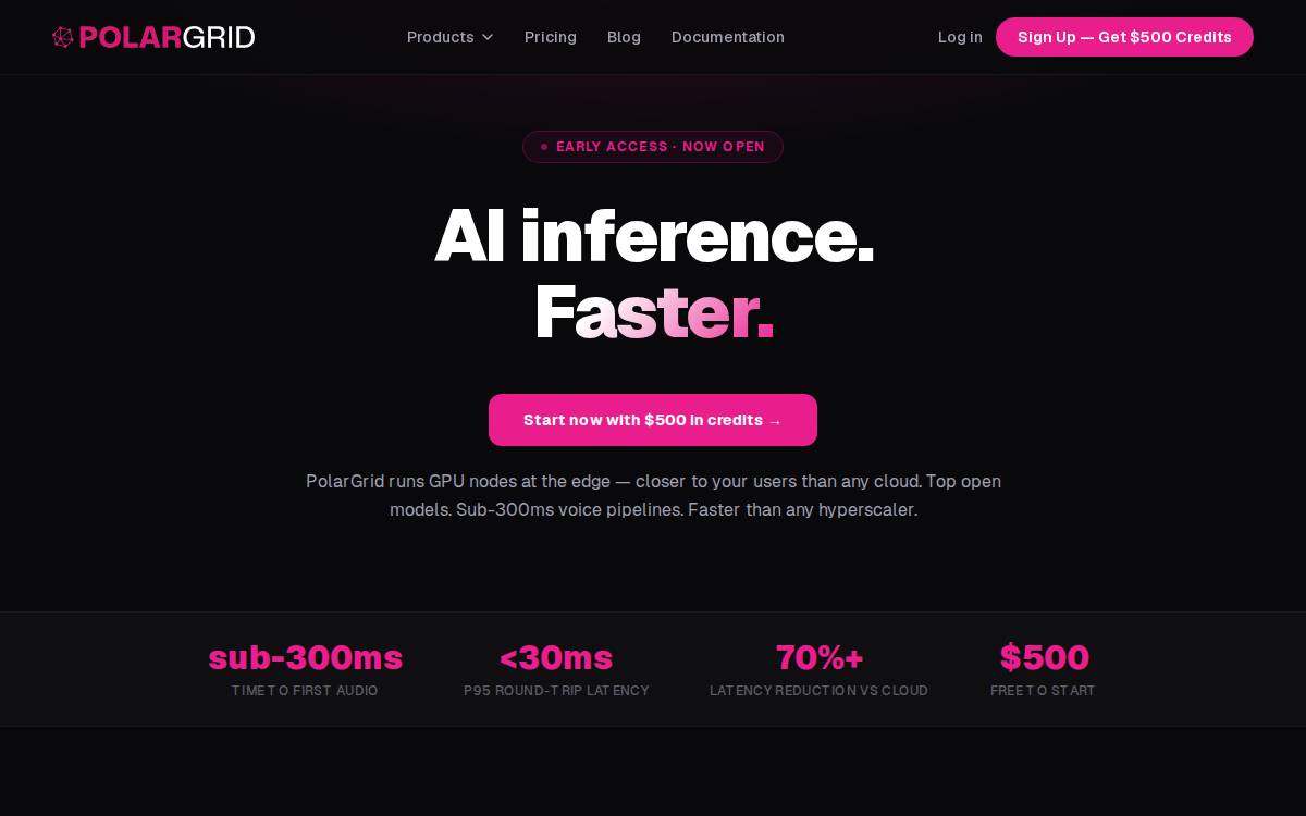 PolarGrid website preview