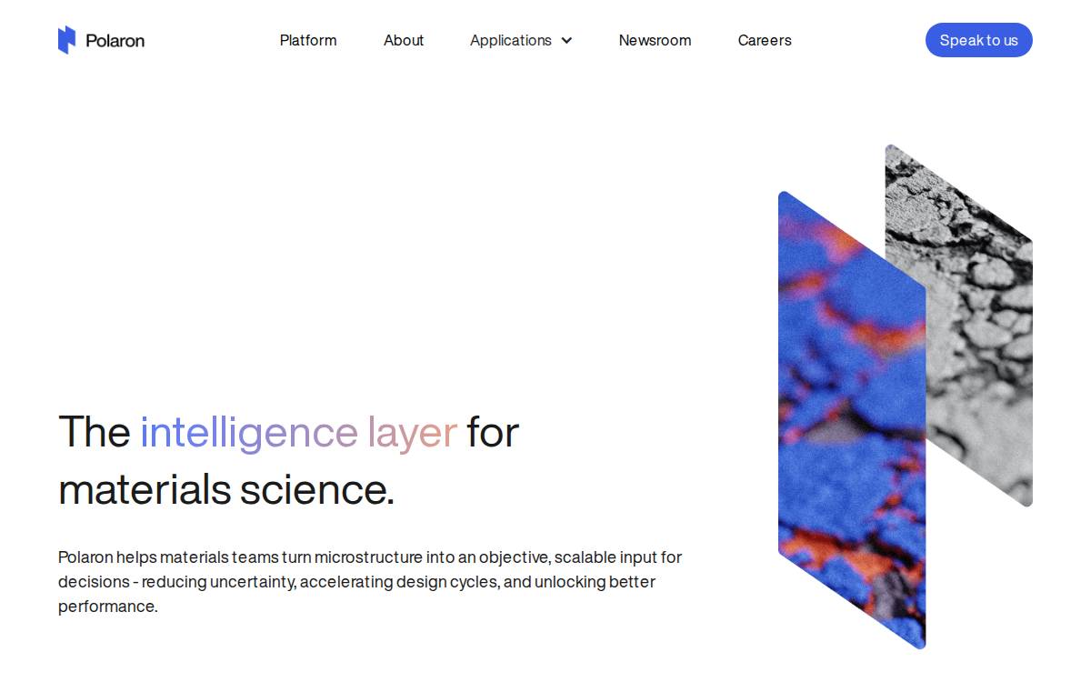 Polaron website preview
