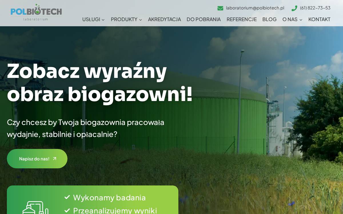 PolBioTech website preview