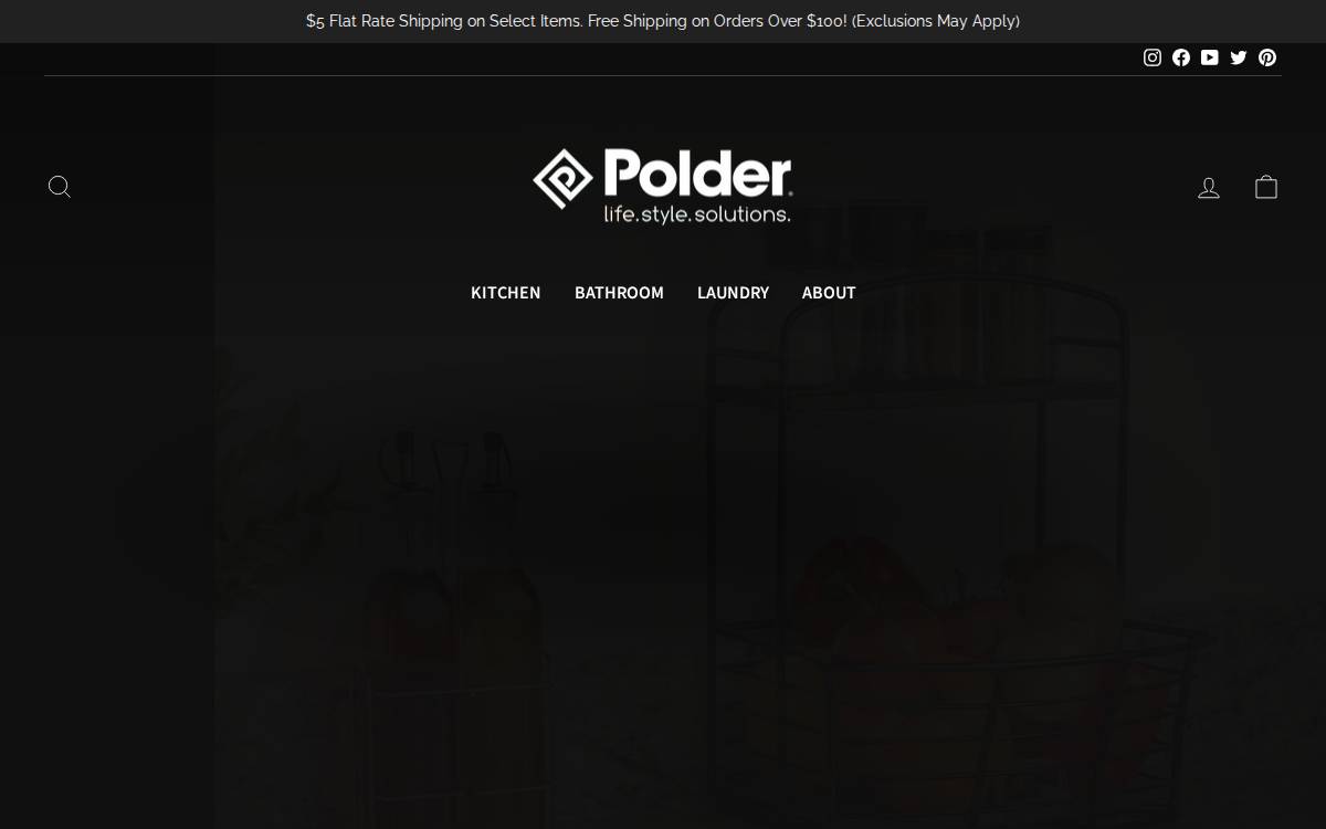 Polder website preview