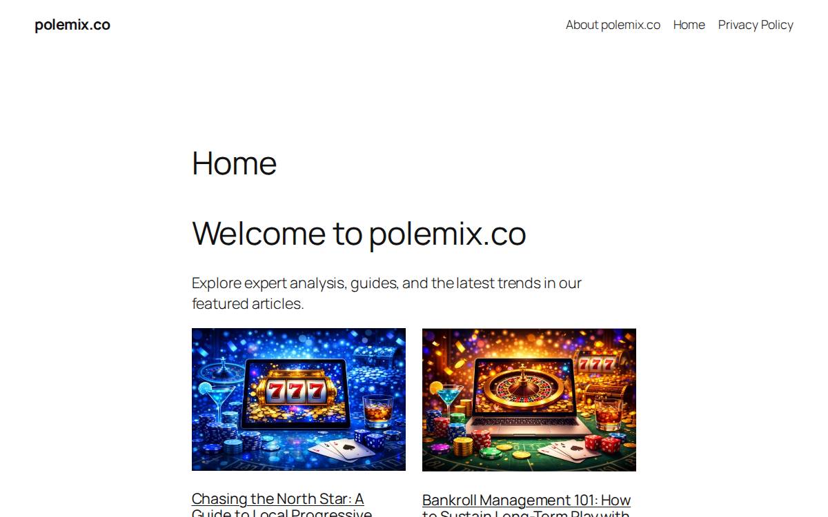 Polemix website preview