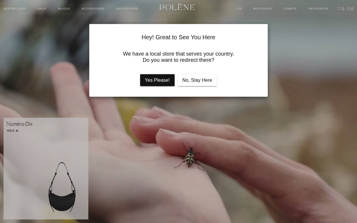 Polene Paris website preview
