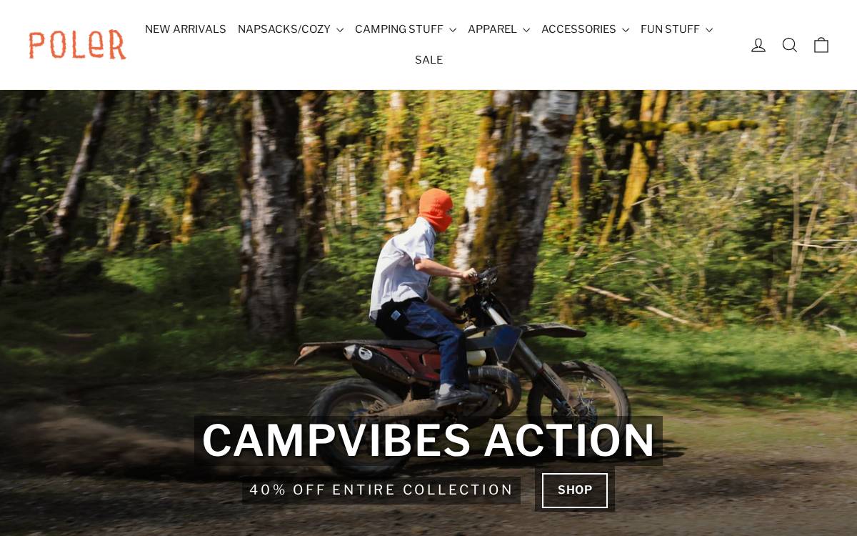 Poler website preview