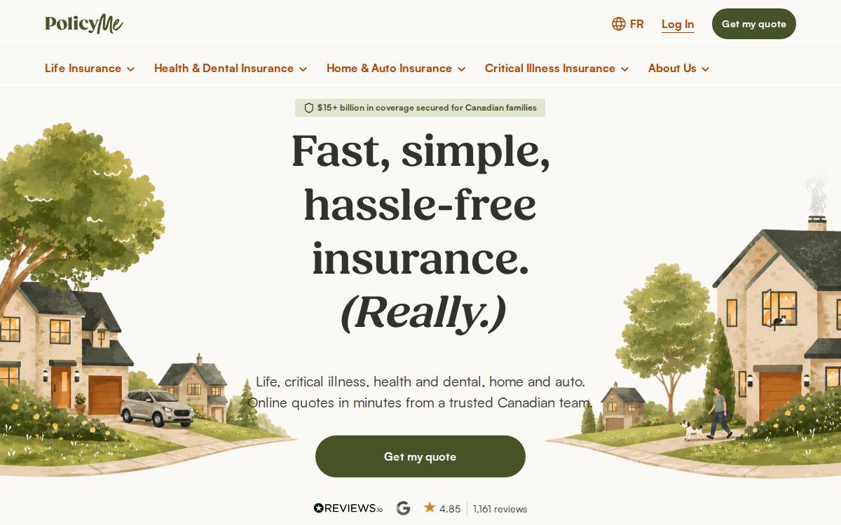Policyme website preview