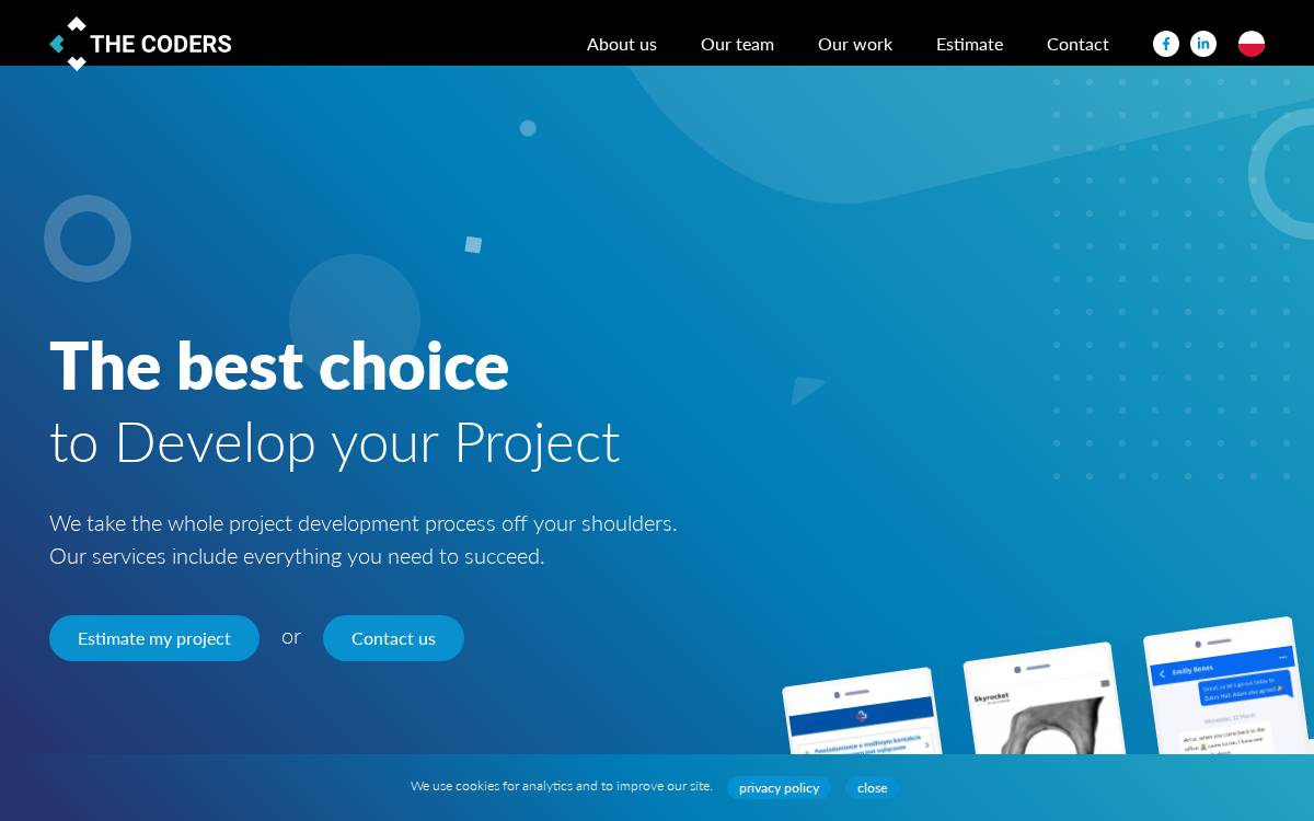 Polityką prywatności website preview
