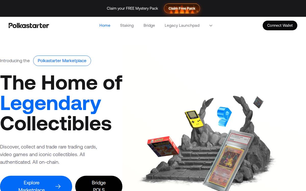 Polkastarter website preview