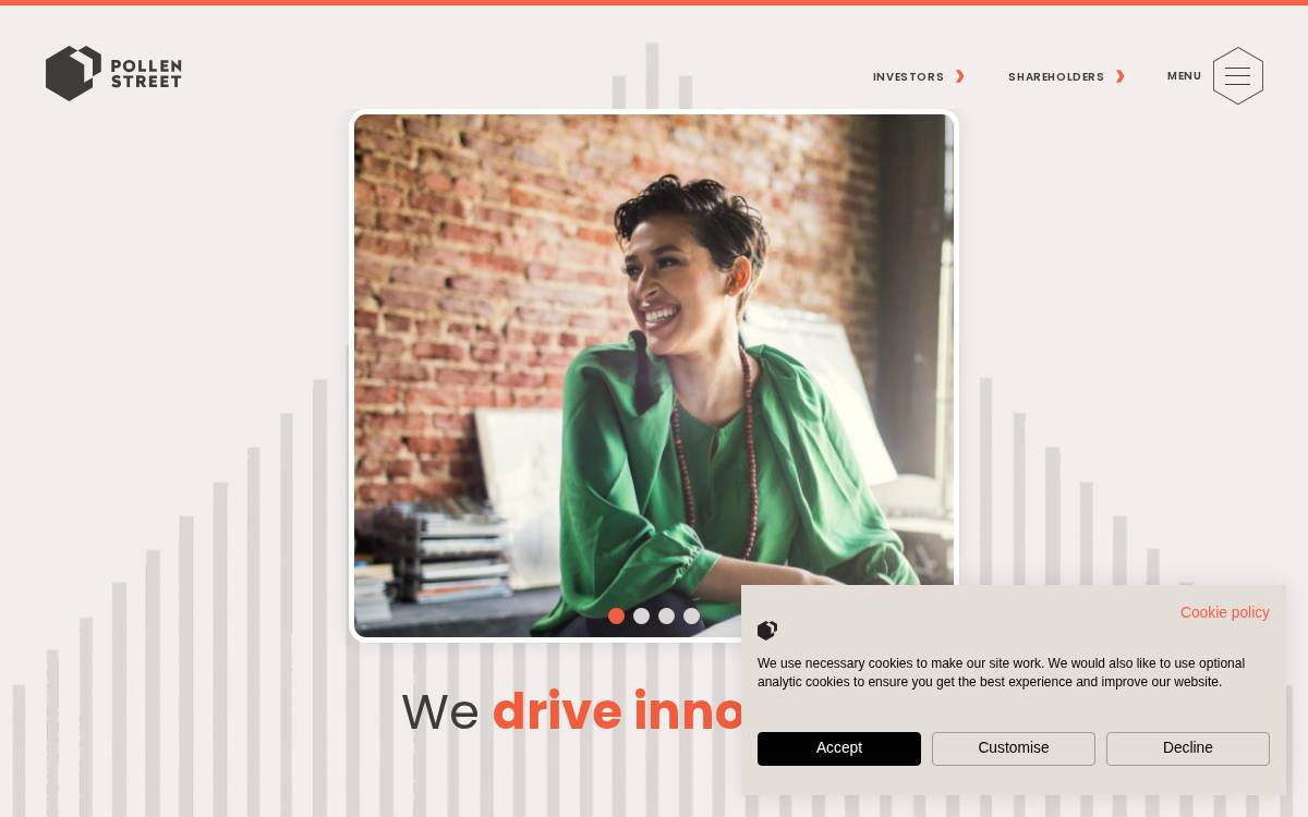 Pollen Street Capital website preview