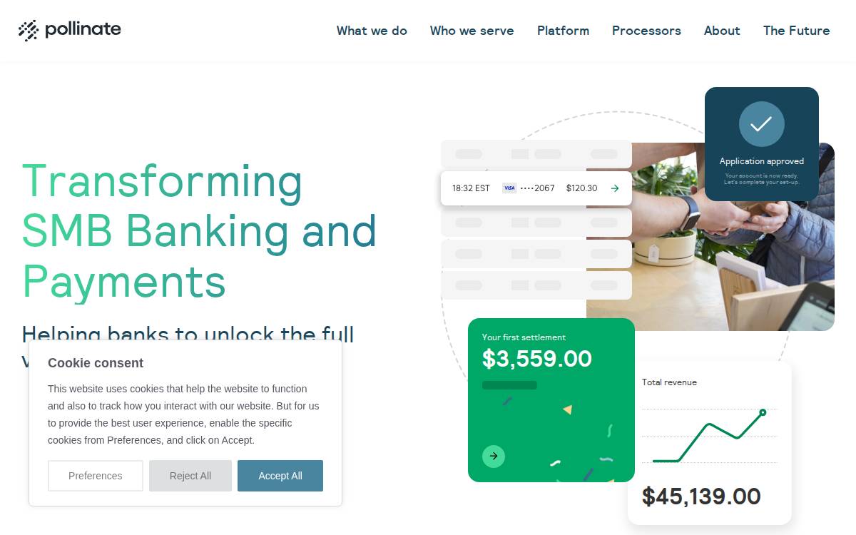 Pollinate website preview