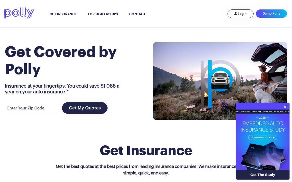 Polly website preview