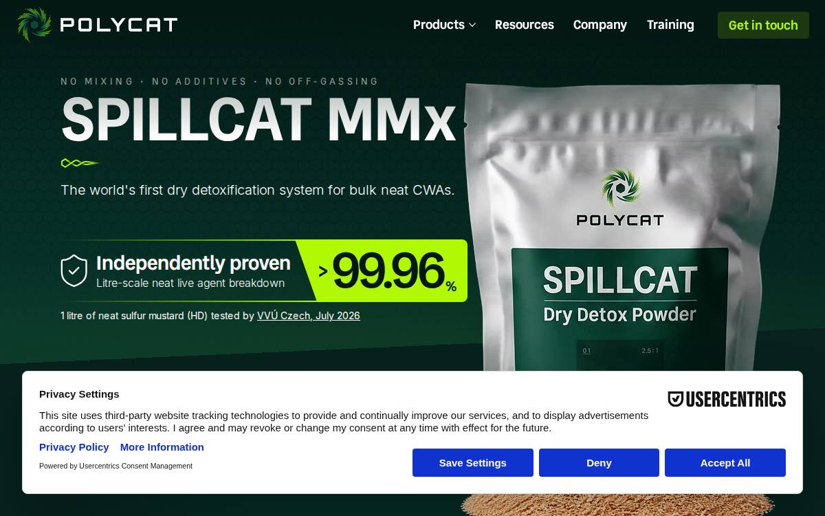 Polycat website preview