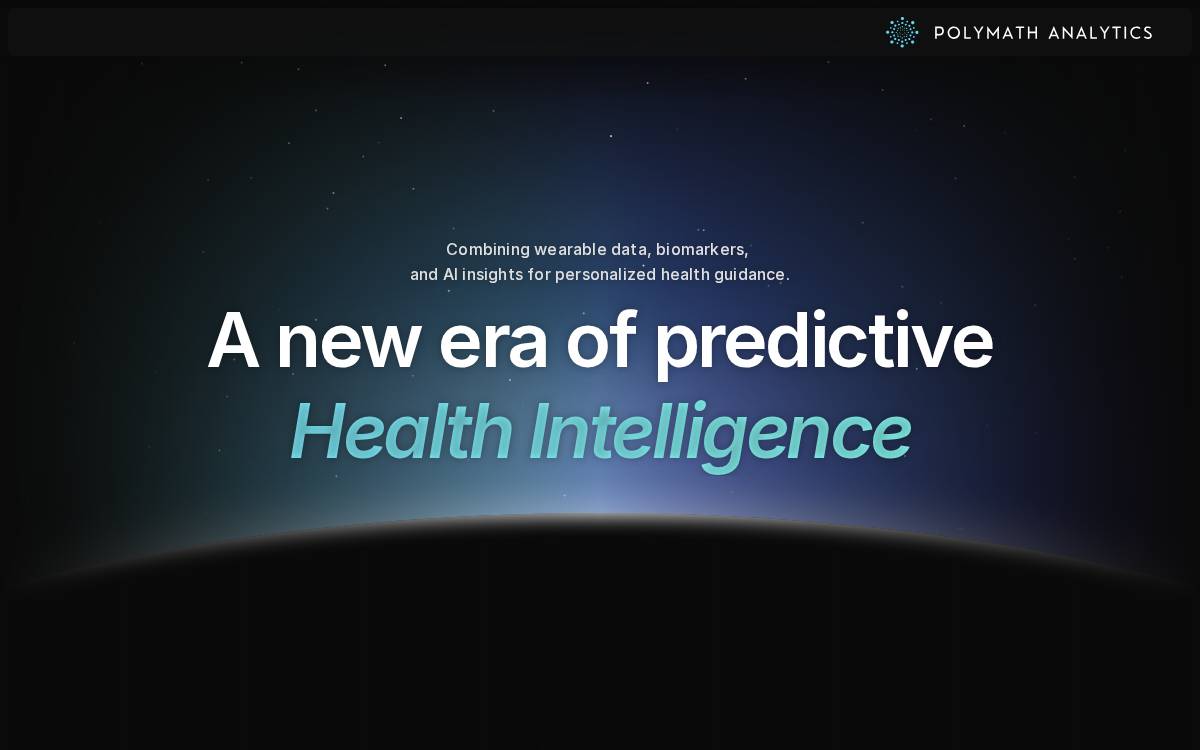 Polymath Analytics website preview
