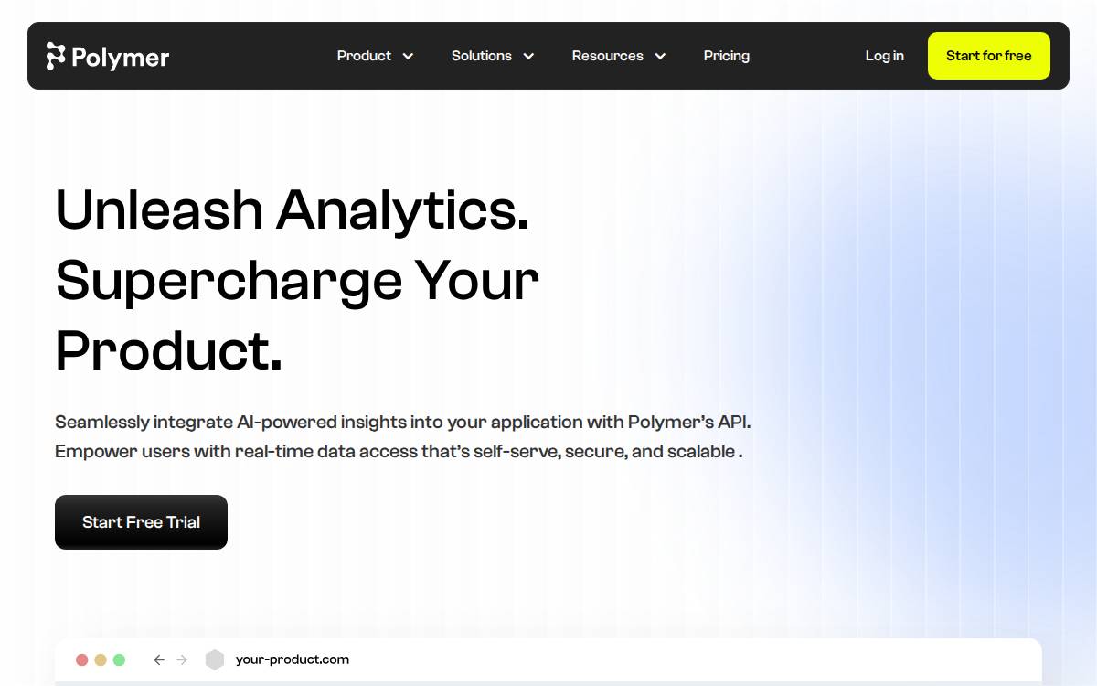 Polymer website preview