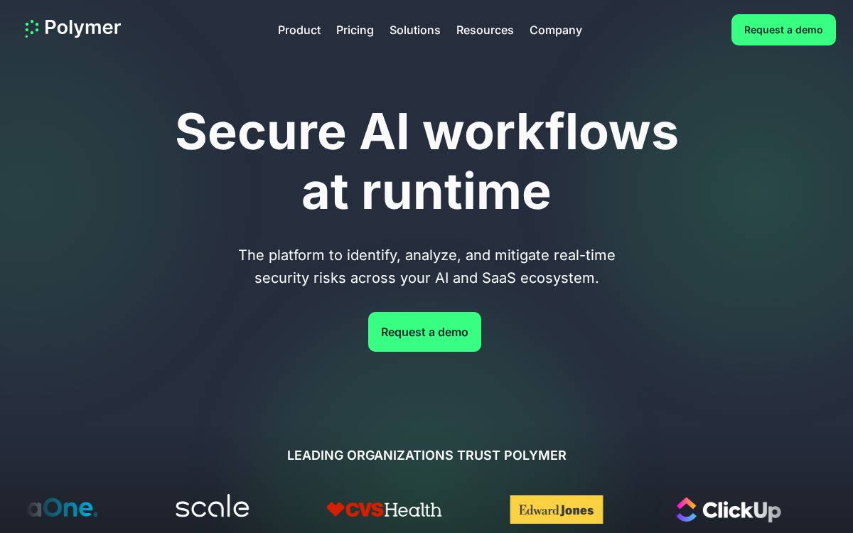 Polymer website preview