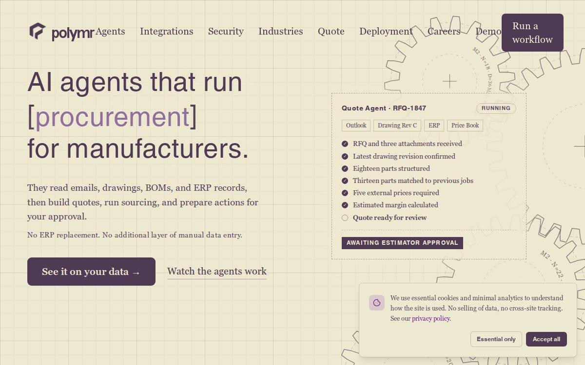 Polymr website preview