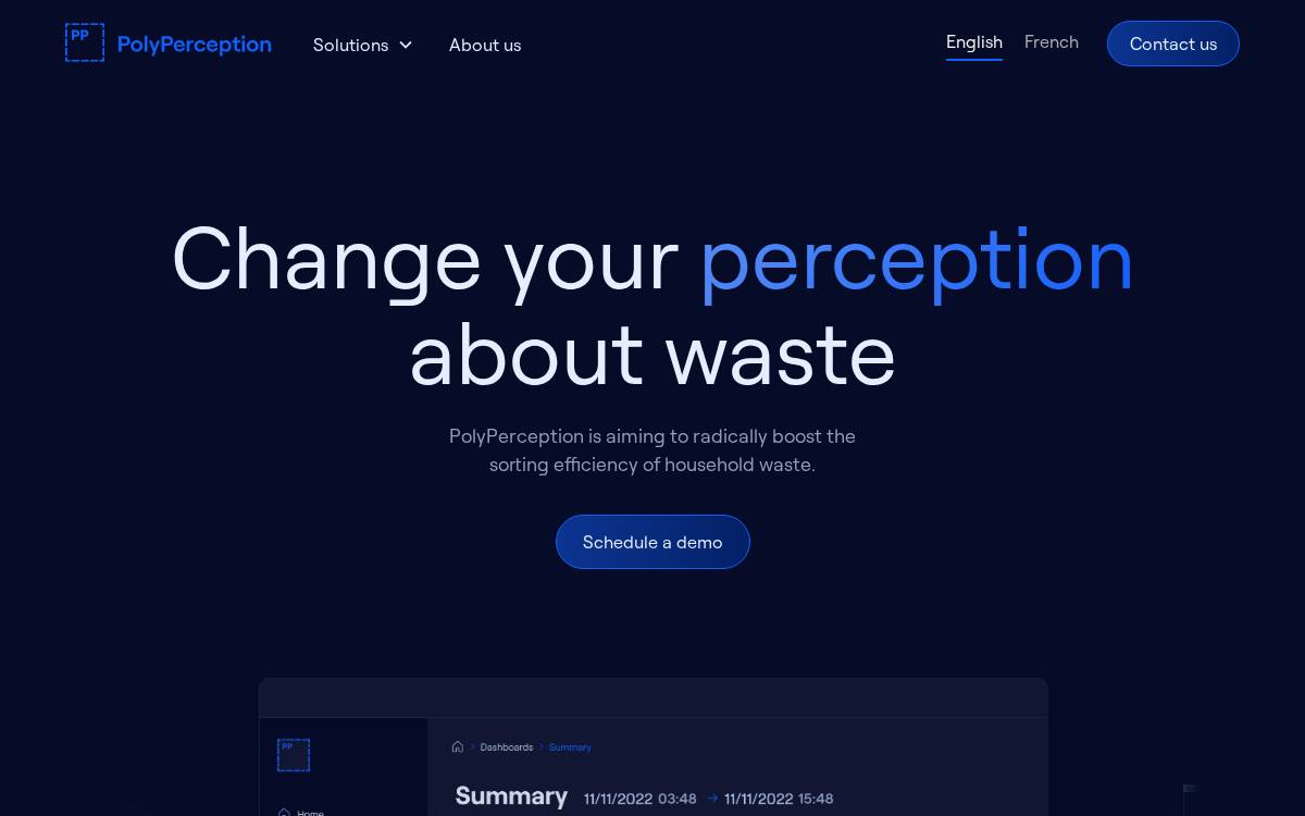 PolyPerception website preview