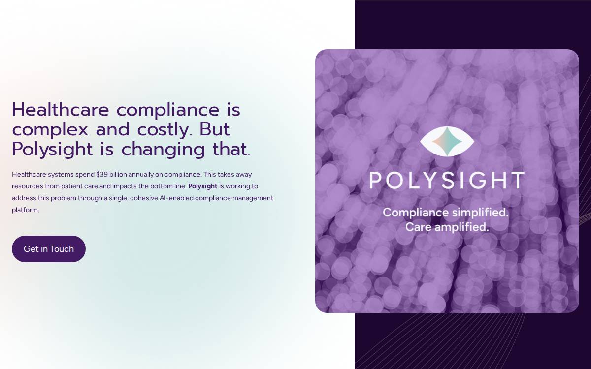 Polysight website preview