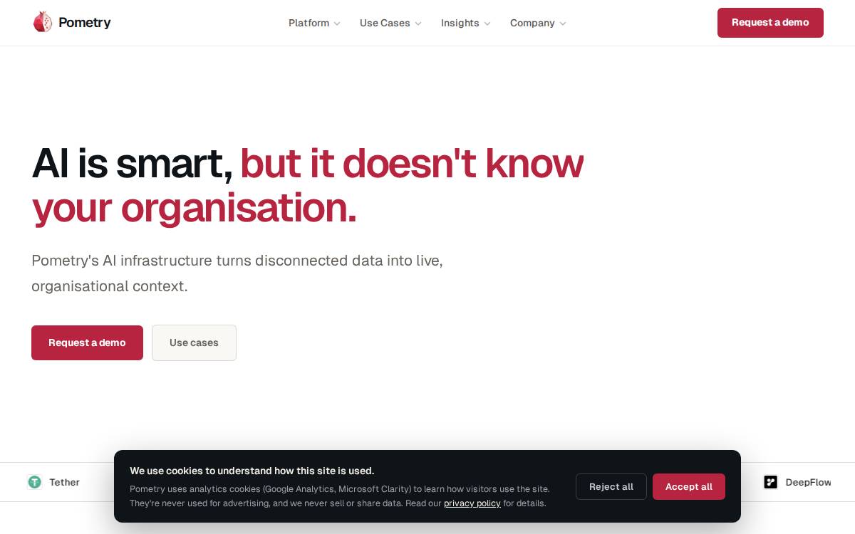 Pometry website preview