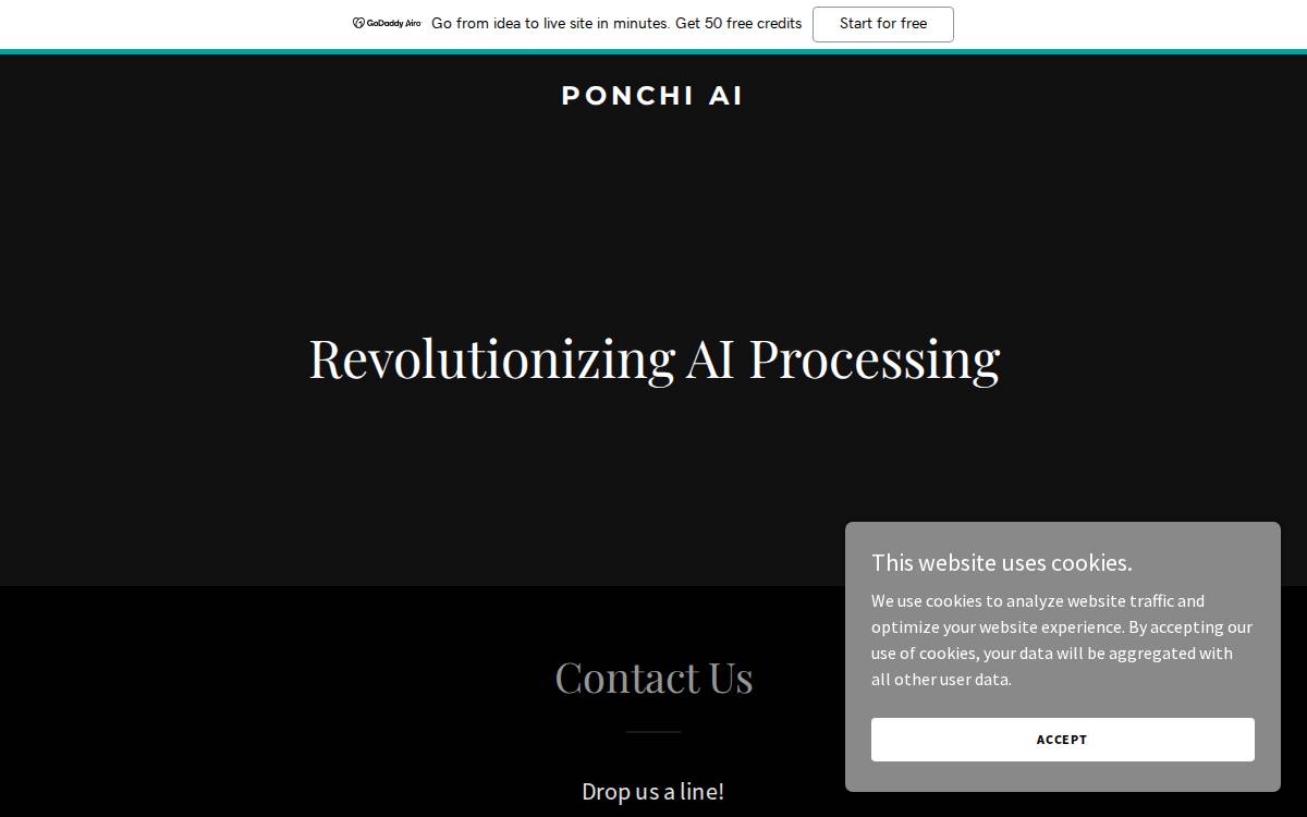 Ponchi website preview
