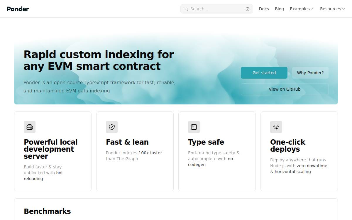 Ponder website preview
