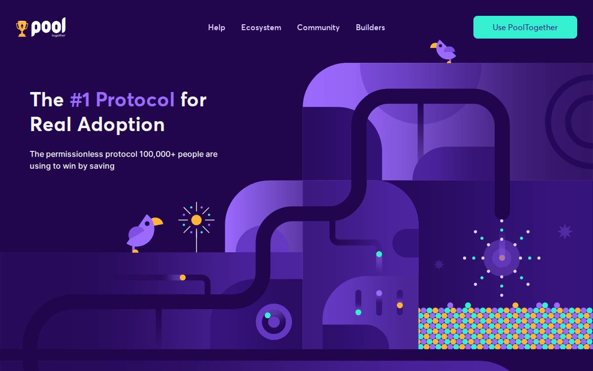 PoolTogether website preview