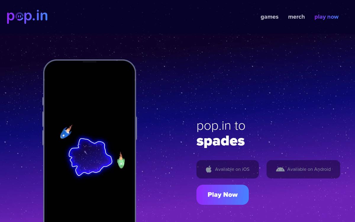 Pop website preview