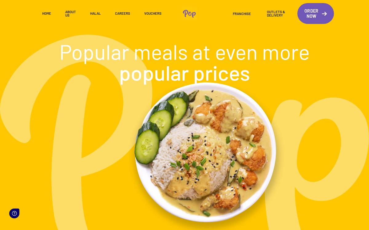Pop Meals Kuala Lumpur, Malaysia website preview