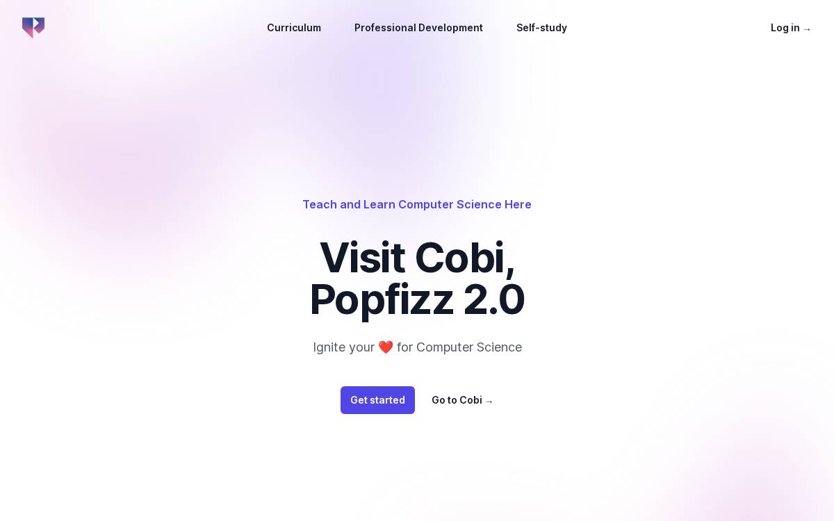 Popfizz website preview