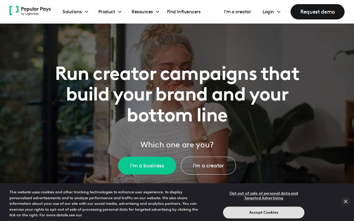 Popular Pays website preview