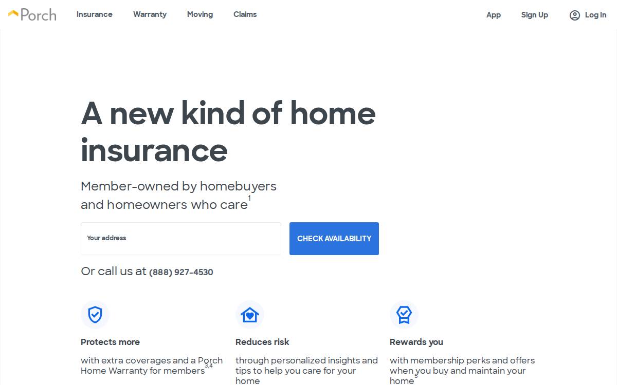 Porch website preview