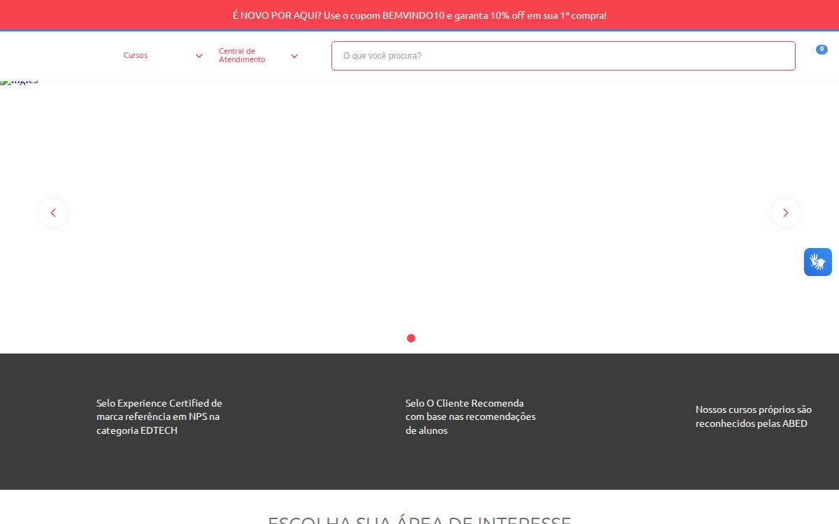 Portal Educação website preview