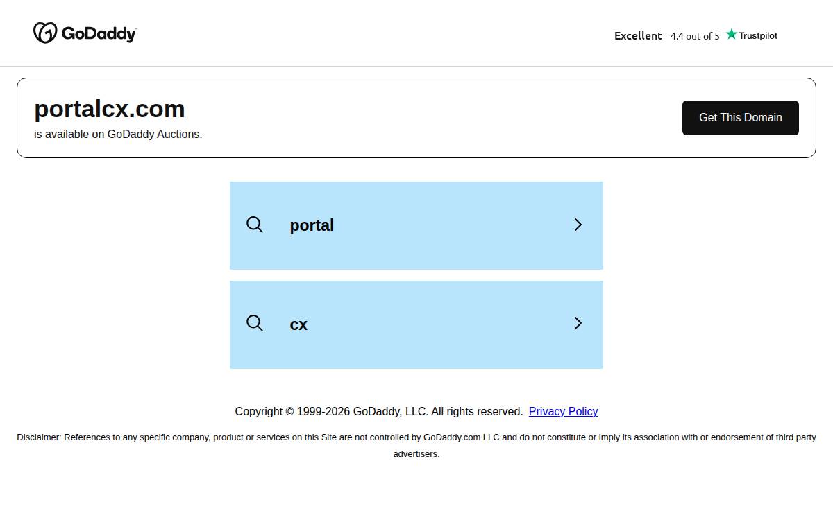 Portalcx website preview