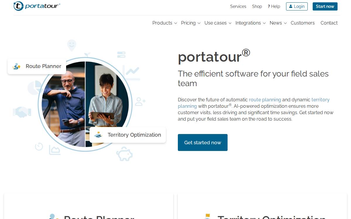 Portatour website preview