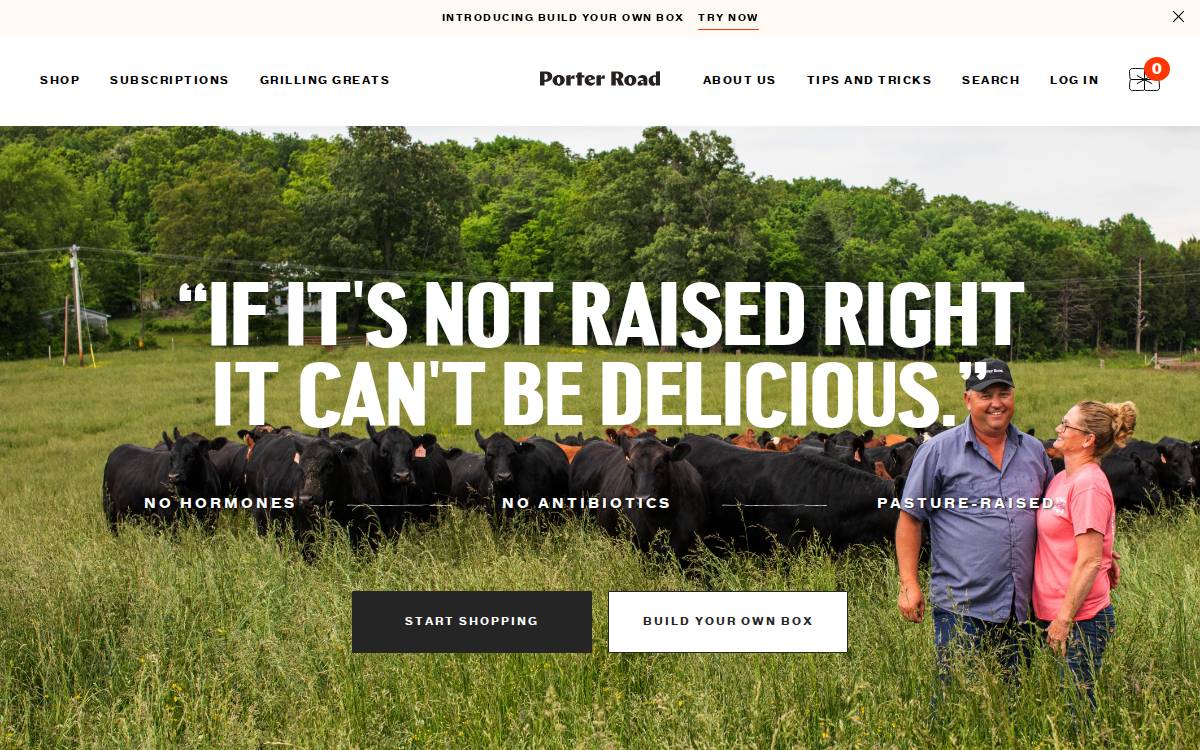 Porter Road website preview