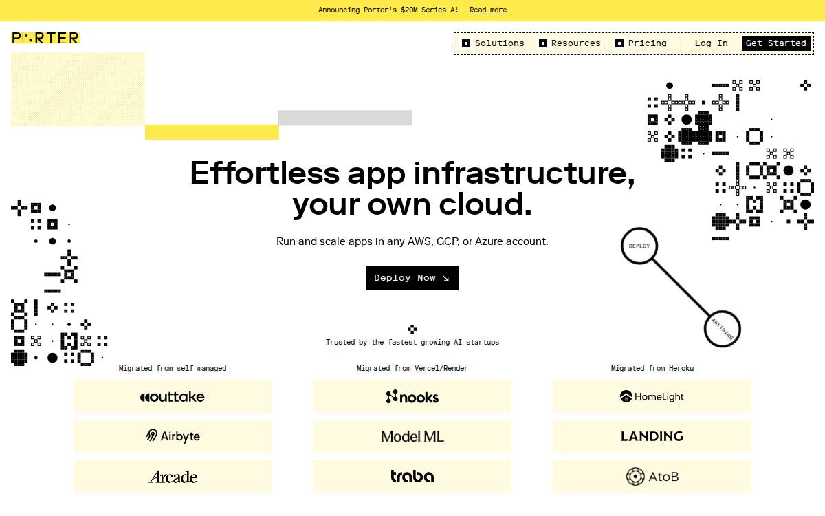 Porter website preview